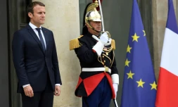 Emmanuel Macron à l'Elysée le 28 juin 2017