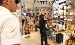 action police dans les commerces