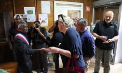 Jeudi 28 mars 2019 - Marine Le Pen en visite à La Réunion