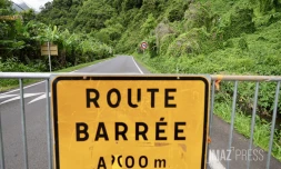 Route de Salazie fermée à la circulation