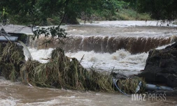 Radier submergée au Gol Saint-Louis