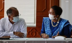 huguette Bello et gilbert Annette