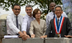 Le Tampon : pose de premiÚre pierre de la Résidence Georges Aimé pour séniors