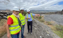 Rivière des Galets: renforcement des ouvrages avant la saison cyclonique