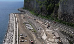 travaux nouvelle route du littoral possession