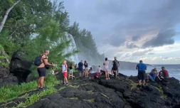 cascade éphémère au Tremblet