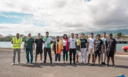La Vice-présidente de la Région Réunion au Port Est