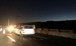 Accident sur la route du littoral