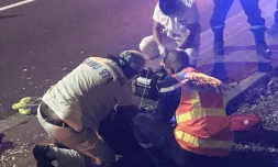 Accident à Saint-Gilles les Bains, un motard de 36 ans gravement blessé