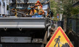 panneau travaux
