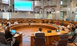 Une réunion pour le projet "gestion innovante des ressources forestières pour une energie durable"