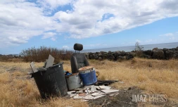 Déchets bord de mer 