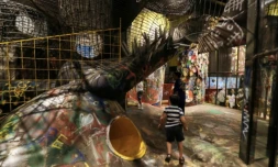 Au café Lamma, à Tripoli le 3 septembre 2024 ( AFP / Mahmud TURKIA )