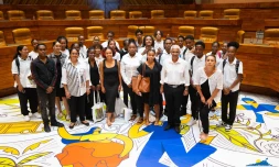 Visite du lycée Schoelcher de Saint-Louis à la Région