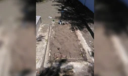 Pierre tombale, tombe, profanation, Michel Dennemont, Avirons, dégradation