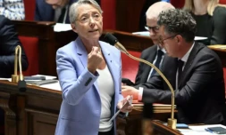 La Première ministre française Elisabeth Borne à l'Assemblée nationale à Paris, le 6 juin 2023 ( AFP / BERTRAND GUAY )