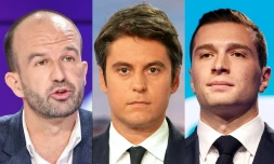 battle Attal, Bardella et bompard 