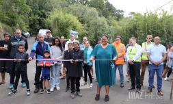 inauguration chemin à saint françois 
