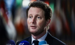 Le secrétaire d'Etat aux Affaires européennes Clément Beaune, le 21 septembre 2021 à Bruxelles