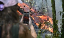 La lave sur la route samedi 14 mars 2026