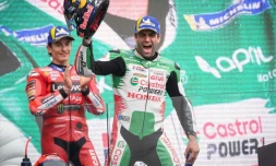 Le Français Johann Zarco à Silverstone, Grande-Bretagne, le 6 août 2022