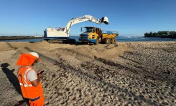 Plage des Roches Noires : le Territoire de l'ouest informe de travaux en cours