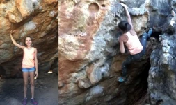 Record du monde d\'escalade à 12 ans