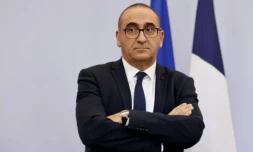 Le préfet de police de Paris, Laurent Nunez, le 27 mars 2023 à Paris ( AFP / Ludovic MARIN )
