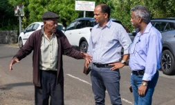 Saint-Paul : le maire en visite au bassin de vie du Guillaume