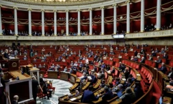 L'Assemblée nationale, le 16 décembre 2024 ( AFP / GEOFFROY VAN DER HASSELT )