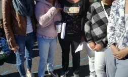 Débrayage des professeurs à l\'école Ernest-Vélia.