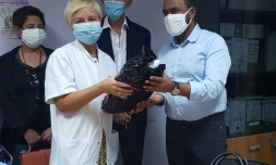 Le CHU de La Réunion fait don de 1.650 masques aux services sociaux de Saint-Pierre