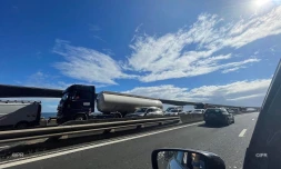 embouteillages route du littoral 17 mars 2021