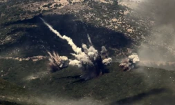 Des explosions dans la région de Jezzine dans le sud du Liban aprÚs des frappes israéliennes, le 21 septembre 2024 ( AFP / Rabih DAHER )