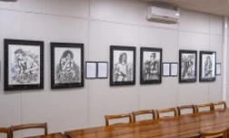 Saint-Paul : L'artiste Belly expose ses tableaux à l'hôtel de ville