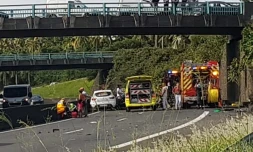 Accident 4 voies Sainte Marie