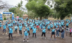 Saint-Denis a organisé la marche bleue pour les "gramounes"