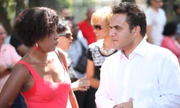 Didier Robert et Aline Murin Hoarau