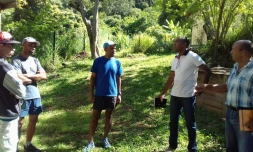 Gilles Hubert s\'est rendue Ă Grand Place (photo La Possession)