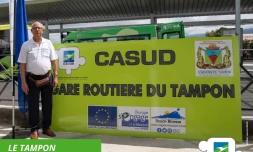 Inauguration de la nouvelle gare routière du Tampon