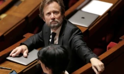 Le président du groupe PS à l'Assemblée, Boris Vallaud, le 25 juin 2025 à l'Assemblée nationale à Paris ( AFP / Thomas SAMSON )