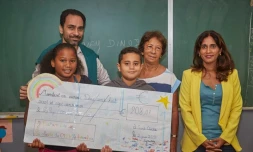 Saint-Denis - Des écoliers chefs d\'entreprise