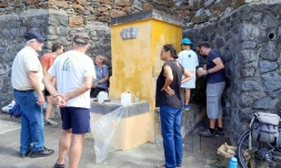 Saint-Denis : la fontaine Chatel retrouve ses couleurs