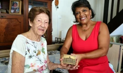 Saint-Denis : joyeux anniversaire Ă Eliata Magnan qui fĂŞte ses 100 ans