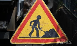 panneau travaux