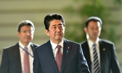 Le Premier ministre japonais Shinzo Abe à Tokyo, le 3 août 2017