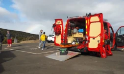 Veau tombé faille Maïdo secours pompiers