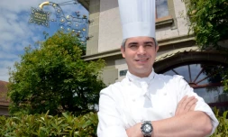 BenoĂźt Violier, chef du Restaurant de l'HĂŽtel de Ville Ă Crissier prĂšs de Lausanne, le 15 mai 2012