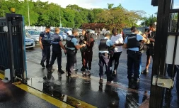 Opération Lékol Trankil au lycée Paul Moreau à Bras-Panon