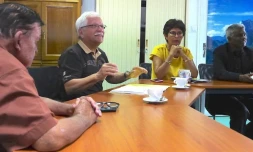 Joseph Sinimalé a rencontré les anciens combattants